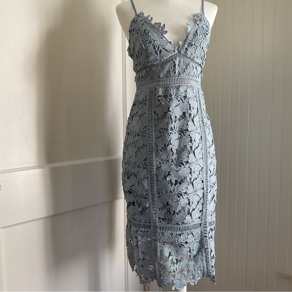 Bardot Botanical Lace Midi Dress - mordernwear.com
